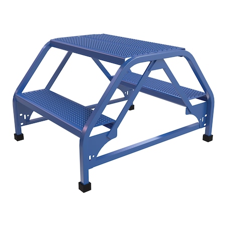 Vestil 1.67 ft Perforated Steel Stepladder LAD-DD-26-2-P